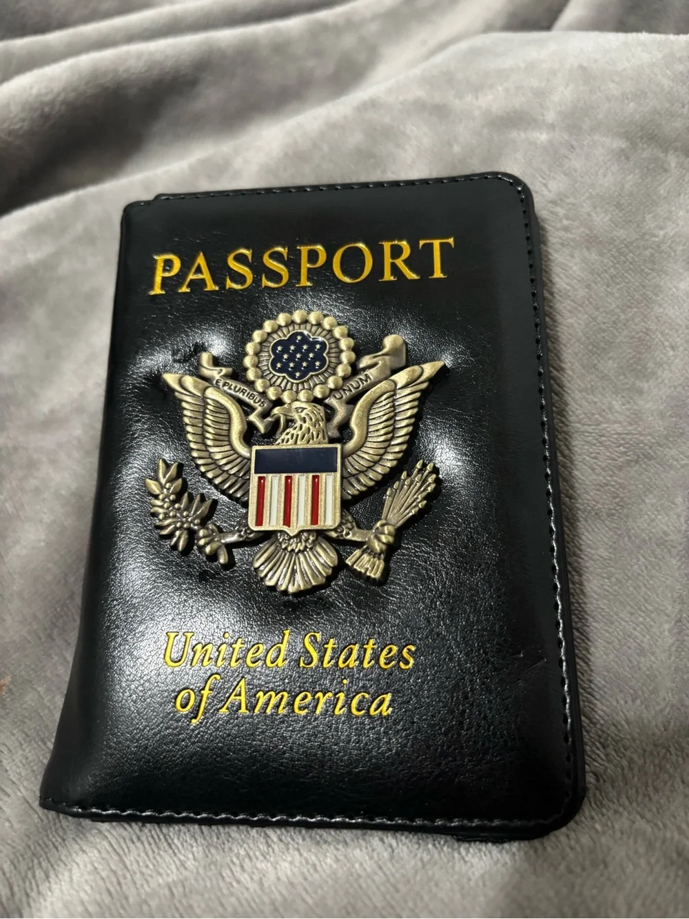 Black Passport Holder Wallet